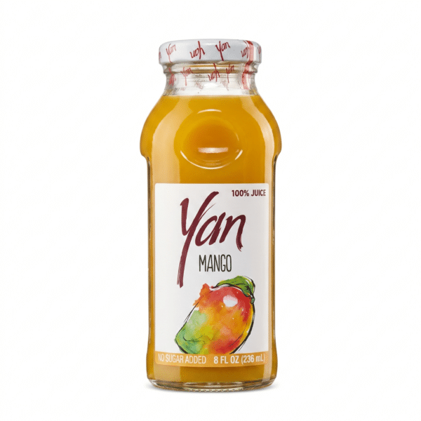 Yan Mango Juice 100% Juice No Sugar Added 8 FL OZ 236 mL