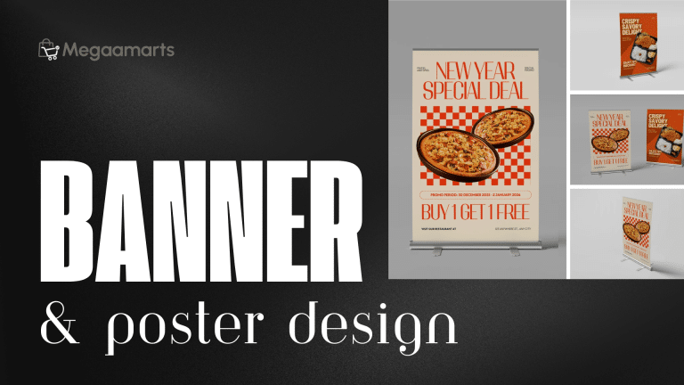 Banner Poster Design Professional Advertising Megaamarts Bangladesh