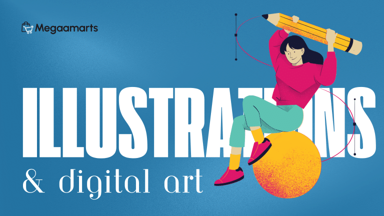 Illustrations & Digital Art Creative Design Services Megaamarts Bangladesh