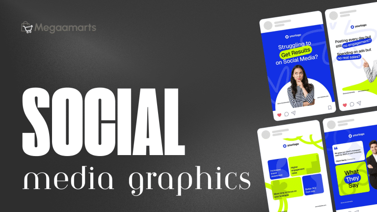 Social Media Graphics Design Increase Engagement Megaamarts Bangladesh
